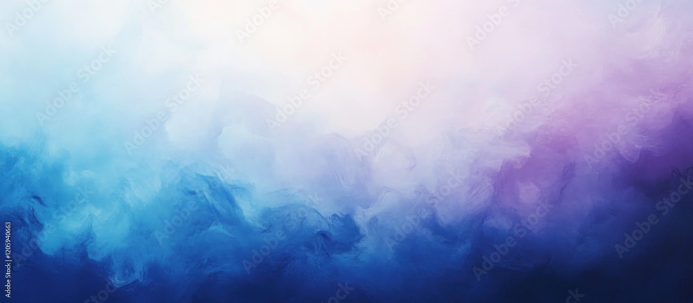 Fototapeta premium Abstract soft gradient with soft overlapping lines, creating a calm, spacious feel in soothing blue and lavender hues