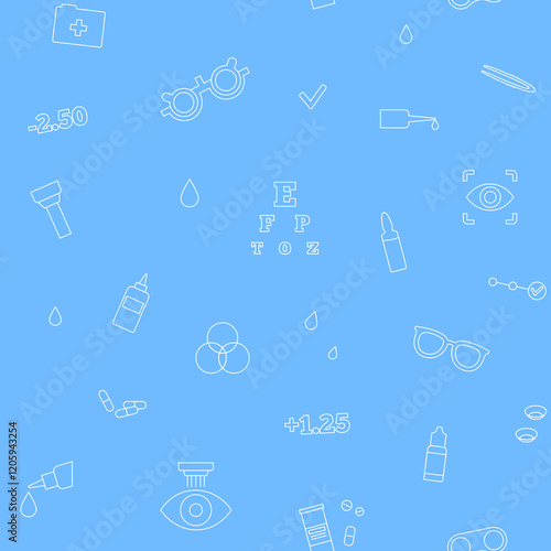 Eyesight examination pattern