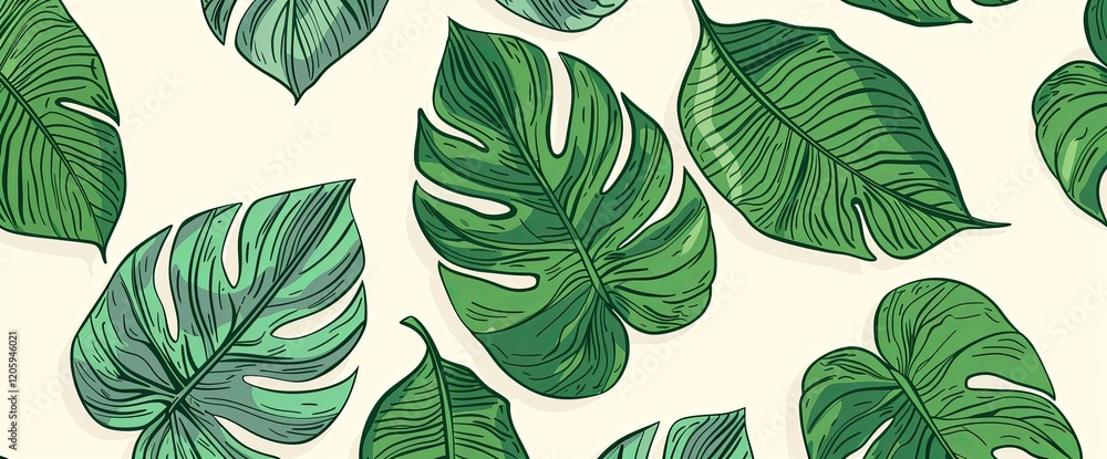 A natural arrangement of softly colored green and yellow leaves forms a calming, minimalist background, suited for designs related to nature. A natural arrangement of softly colored green and yellow leaves forms a calming, minimalist background, suited for designs related to nature.