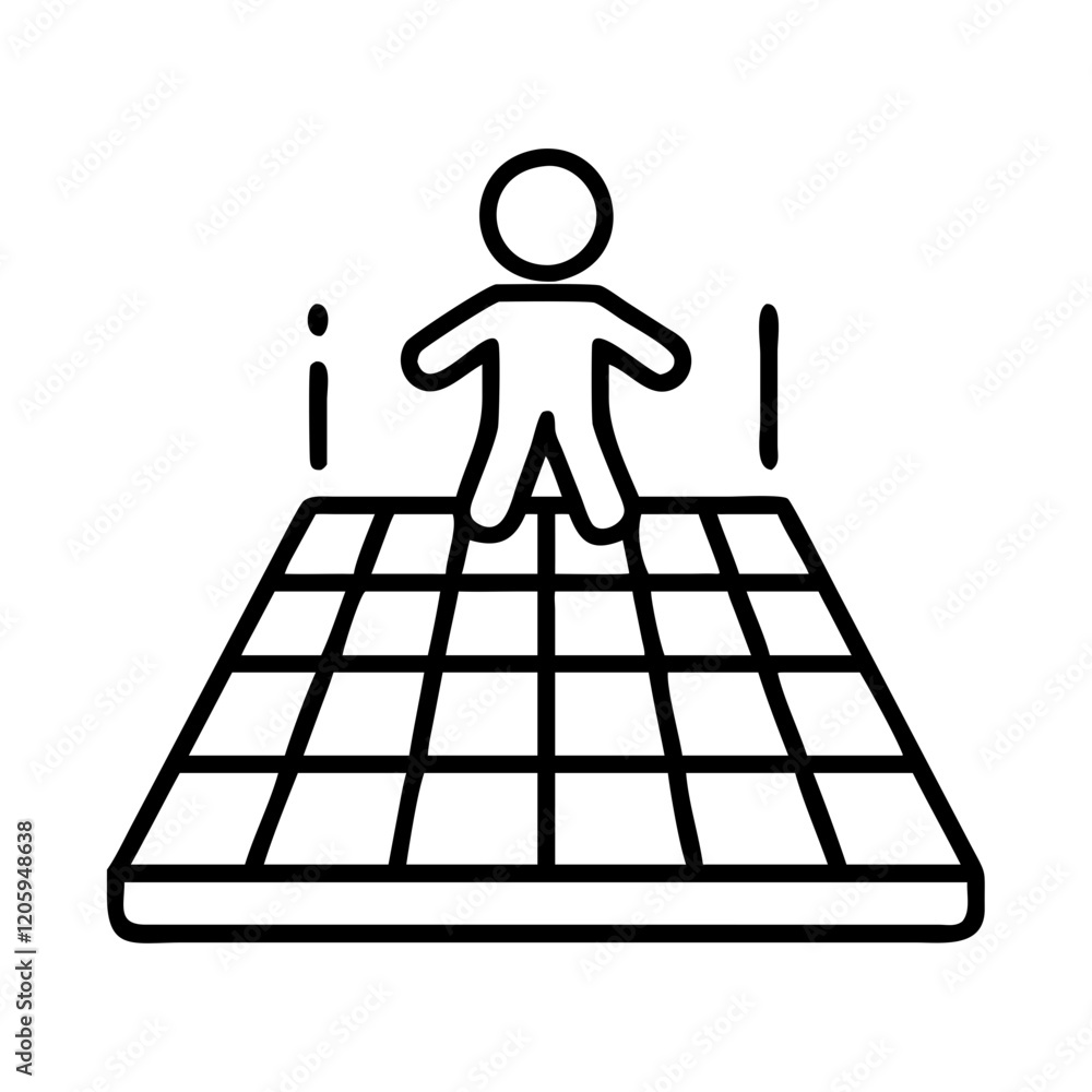 dance floor icon, dance floor line art - simple line art of dance floor, perfect for dance floor logos and icons dance floor icon, dance floor line art - simple line art of dance floor, perfect for dance floor logos and icons