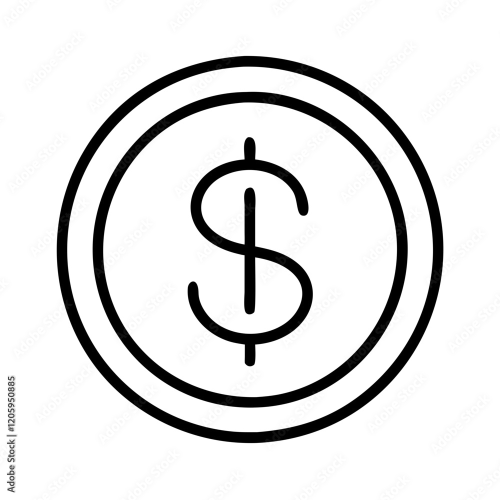 dollar sign icon, dollar sign line art - simple line art of dollar sign, perfect for dollar sign logos and icons dollar sign icon, dollar sign line art - simple line art of dollar sign, perfect for dollar sign logos and icons