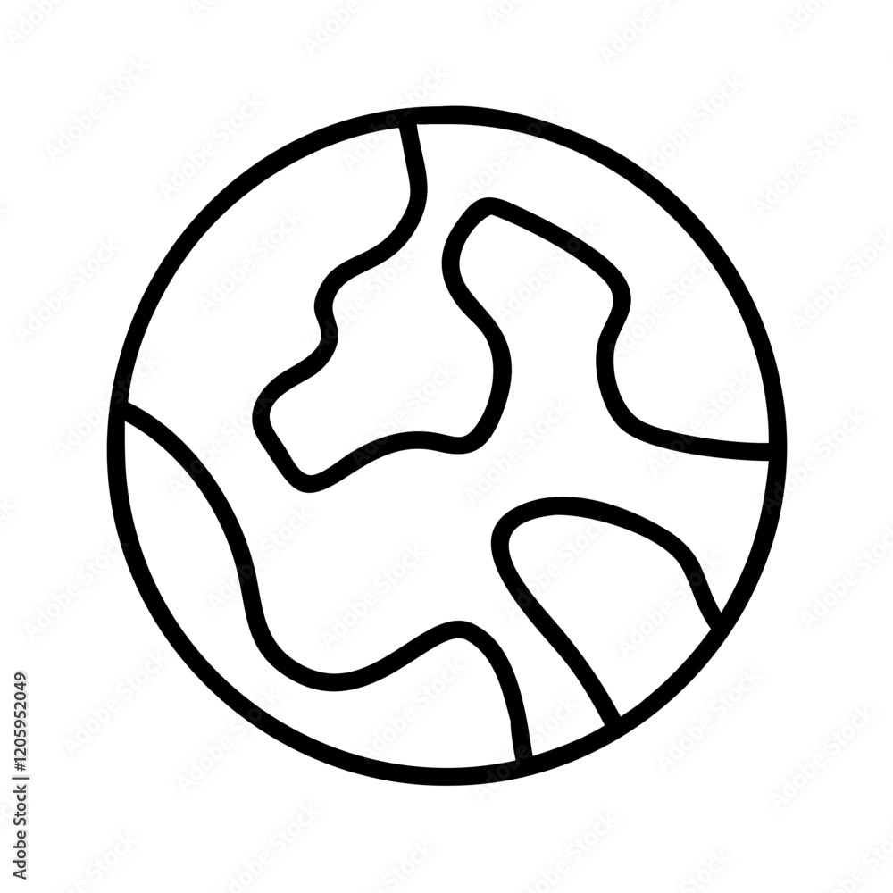 earth icon, earth line art - simple line art of earth, perfect for earth logos and icons earth icon, earth line art - simple line art of earth, perfect for earth logos and icons