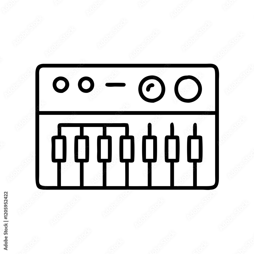 edm synthesizer icon, edm synthesizer line art - simple line art of edm synthesizer, perfect for edm synthesizer logos and icons edm synthesizer icon, edm synthesizer line art - simple line art of edm synthesizer, perfect for edm synthesizer logos and icons