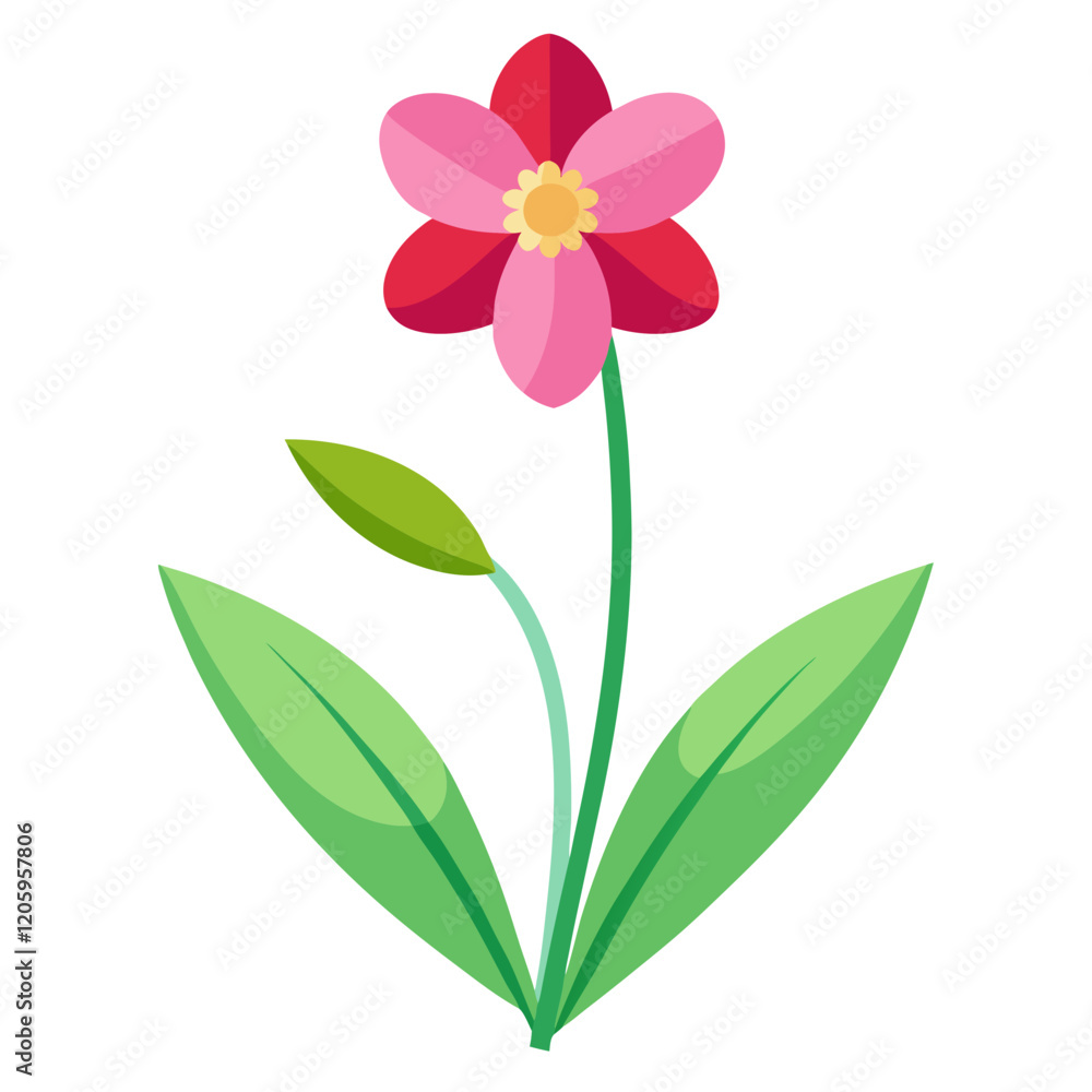 Spring flower illustration , spring flower vector design Spring flower illustration , spring flower vector design