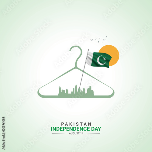 Pakistan Independence Day. Pakistan independence Day creative Design for social media post