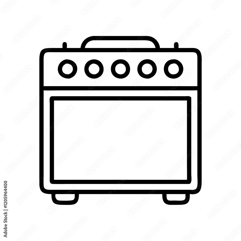 guitar amp icon, guitar amp line art - simple line art of guitar amp, perfect for guitar amp logos and icons guitar amp icon, guitar amp line art - simple line art of guitar amp, perfect for guitar amp logos and icons
