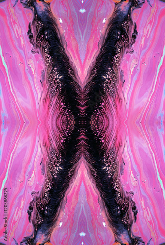 Kaleidoscopic Abstract Art with Vibrant Multicolor Patterns and Intricate Swirl Designs