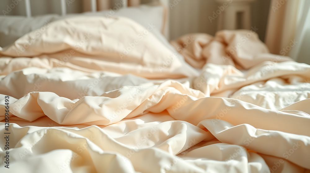 Creamy Beige Bedding: Soft, Luxurious, and Peaceful Bedroom Setting Creamy Beige Bedding: Soft, Luxurious, and Peaceful Bedroom Setting