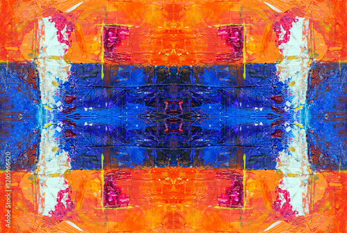Kaleidoscopic Abstract Art with Vibrant Multicolor Patterns and Intricate Swirl Designs
