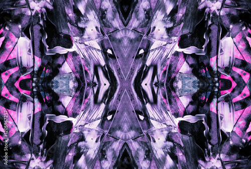 Kaleidoscopic Abstract Art with Vibrant Multicolor Patterns and Intricate Swirl Designs