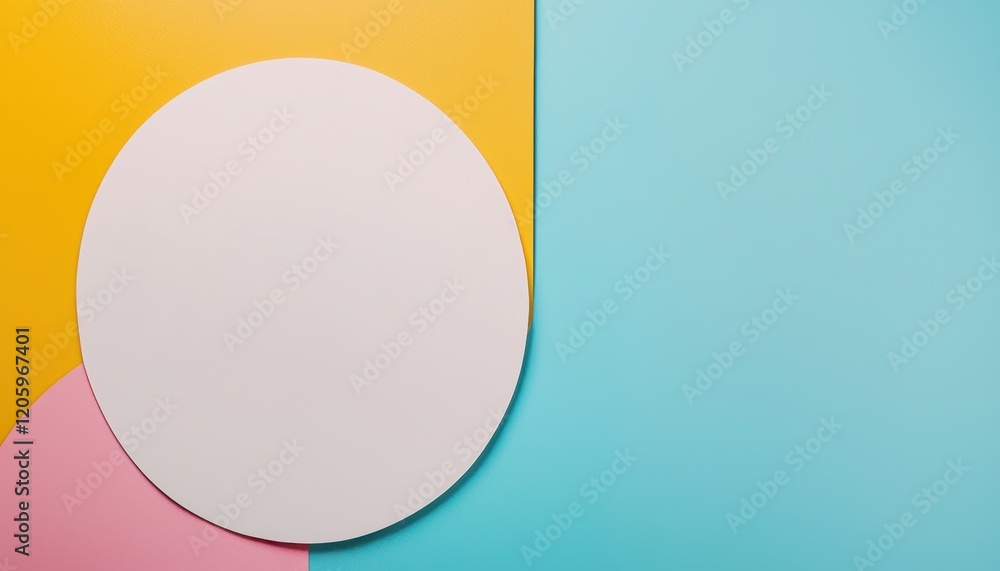 Creative abstract design event with circular shapes on colorful background studio digital art modern aesthetic Creative abstract design event with circular shapes on colorful background studio digital art modern aesthetic