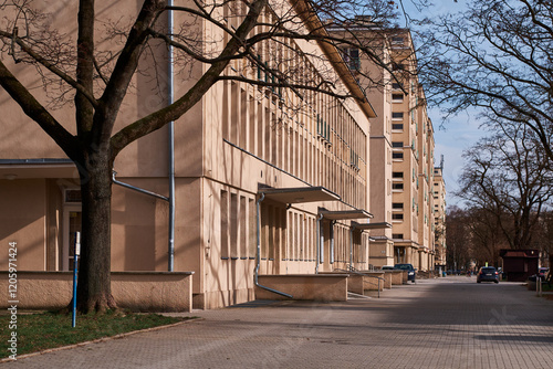 entrance to the 60s building