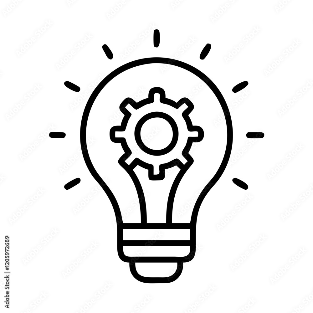 innovation light bulb icon, innovation light bulb line art - simple line art of innovation light bulb, perfect for innovation light bulb logos and icons innovation light bulb icon, innovation light bulb line art - simple line art of innovation light bulb, perfect for innovation light bulb logos and icons