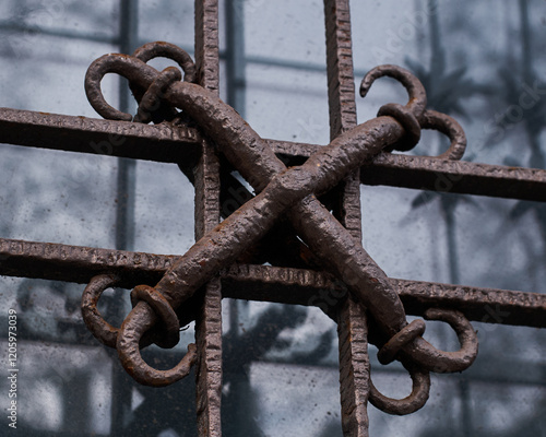 iron window decoration