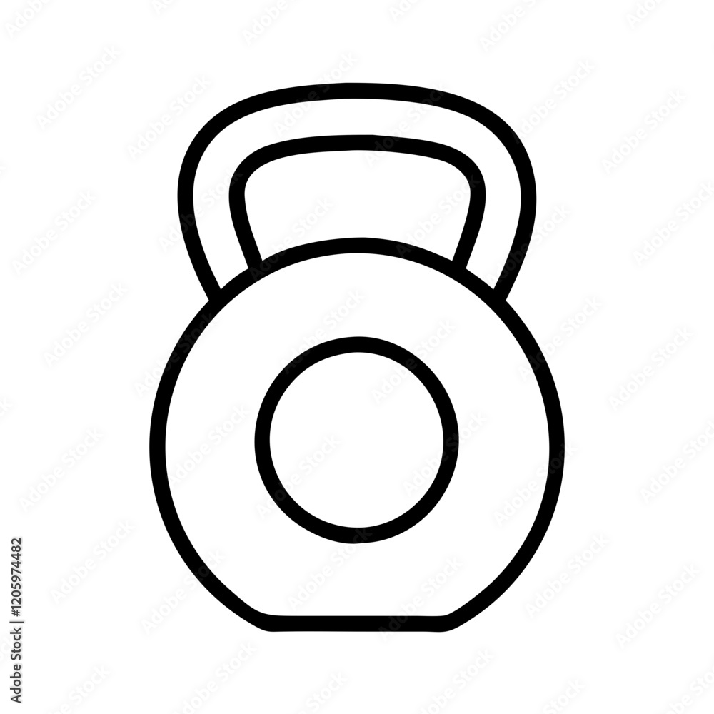 kettlebell icon, kettlebell line art - simple line art of kettlebell, perfect for kettlebell logos and icons kettlebell icon, kettlebell line art - simple line art of kettlebell, perfect for kettlebell logos and icons