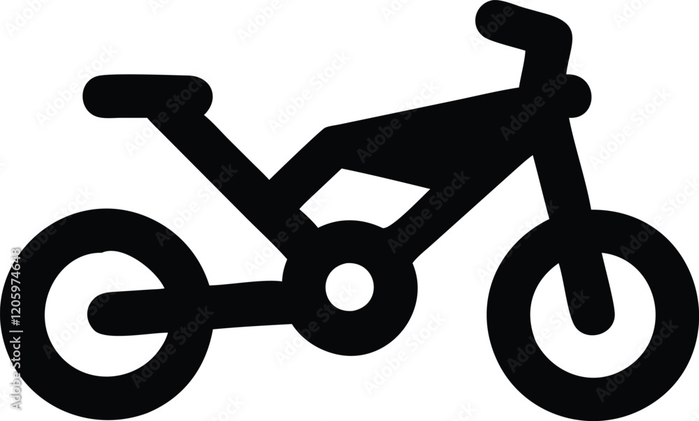 Bike vector icon, motorcycle flat icon. Bike vector icon, motorcycle flat icon.