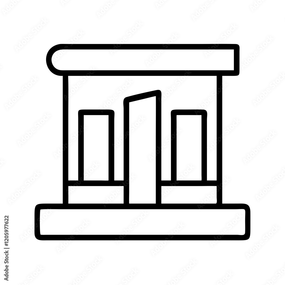library icon, library line art - simple line art of library, perfect for library logos and icons library icon, library line art - simple line art of library, perfect for library logos and icons