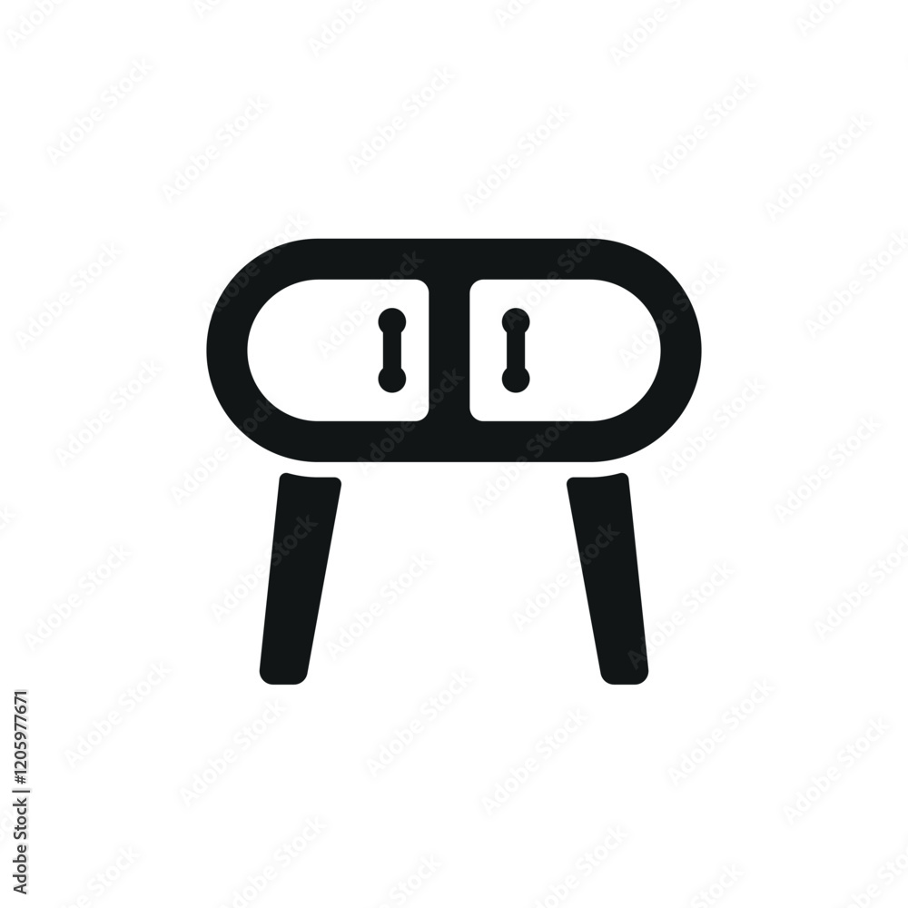 Television stand icon represents entertainment and home organization, perfect for interior design, furniture illustrations, and living room concepts. Television stand icon represents entertainment and home organization, perfect for interior design, furniture illustrations, and living room concepts.