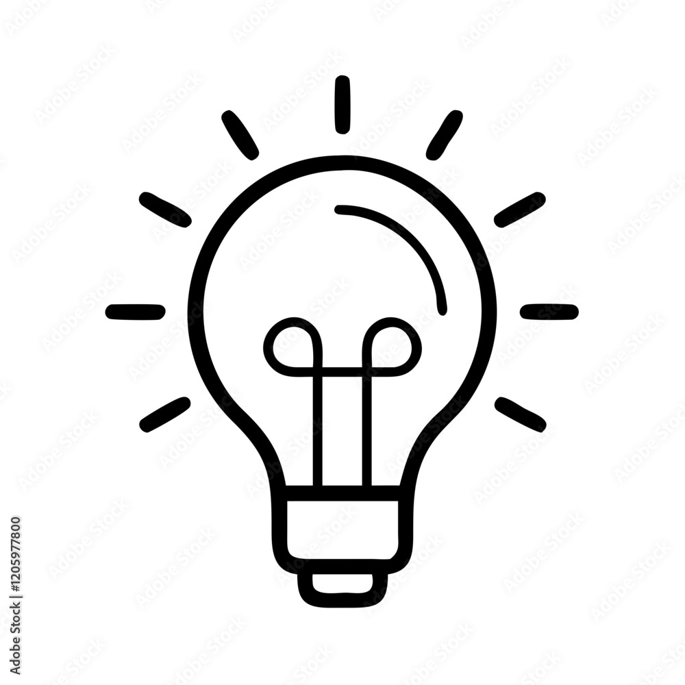 lightbulb idea icon, lightbulb idea line art - simple line art of lightbulb idea, perfect for lightbulb idea logos and icons lightbulb idea icon, lightbulb idea line art - simple line art of lightbulb idea, perfect for lightbulb idea logos and icons