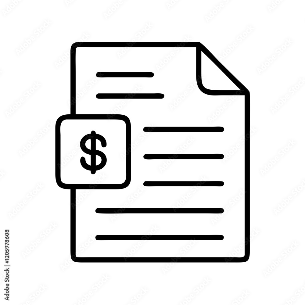 loan document icon, loan document line art - simple line art of loan document, perfect for loan document logos and icons loan document icon, loan document line art - simple line art of loan document, perfect for loan document logos and icons