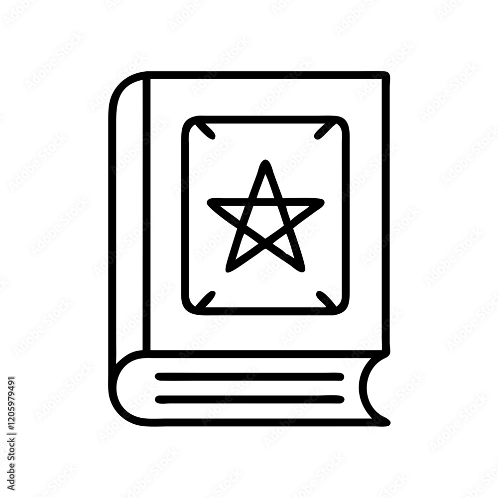 magic spell book icon, magic spell book line art - simple line art of magic spell book, perfect for magic spell book logos and icons magic spell book icon, magic spell book line art - simple line art of magic spell book, perfect for magic spell book logos and icons