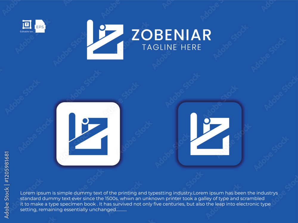 Modern and clean letter logo business logo Modern and clean letter logo business logo