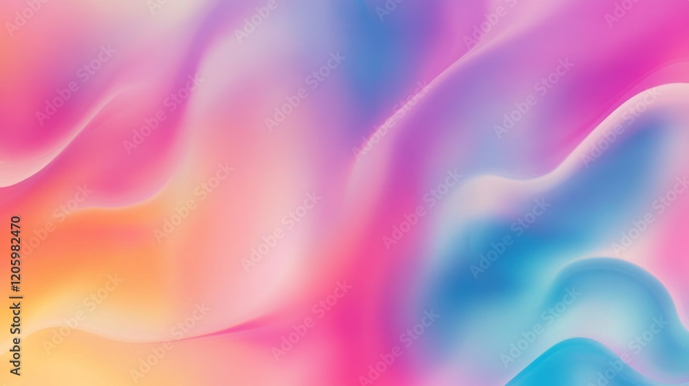 Fototapeta premium A playful abstract gradient background.featuring bright primary colors and dynamic shapes.evoking fun and excitement.ideal for party invitations