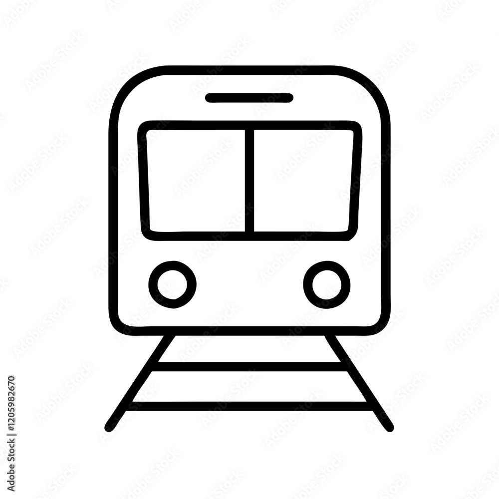metro train icon, metro train line art - simple line art of metro train, perfect for metro train logos and icons metro train icon, metro train line art - simple line art of metro train, perfect for metro train logos and icons