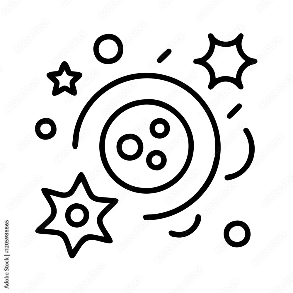 nebula icon, nebula line art - simple line art of nebula, perfect for nebula logos and icons nebula icon, nebula line art - simple line art of nebula, perfect for nebula logos and icons
