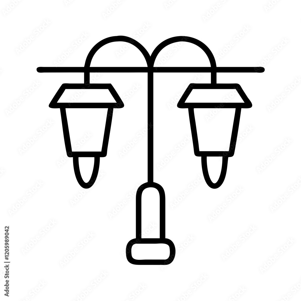 outdoor lights icon, outdoor lights line art - simple line art of outdoor lights, perfect for outdoor lights logos and icons outdoor lights icon, outdoor lights line art - simple line art of outdoor lights, perfect for outdoor lights logos and icons