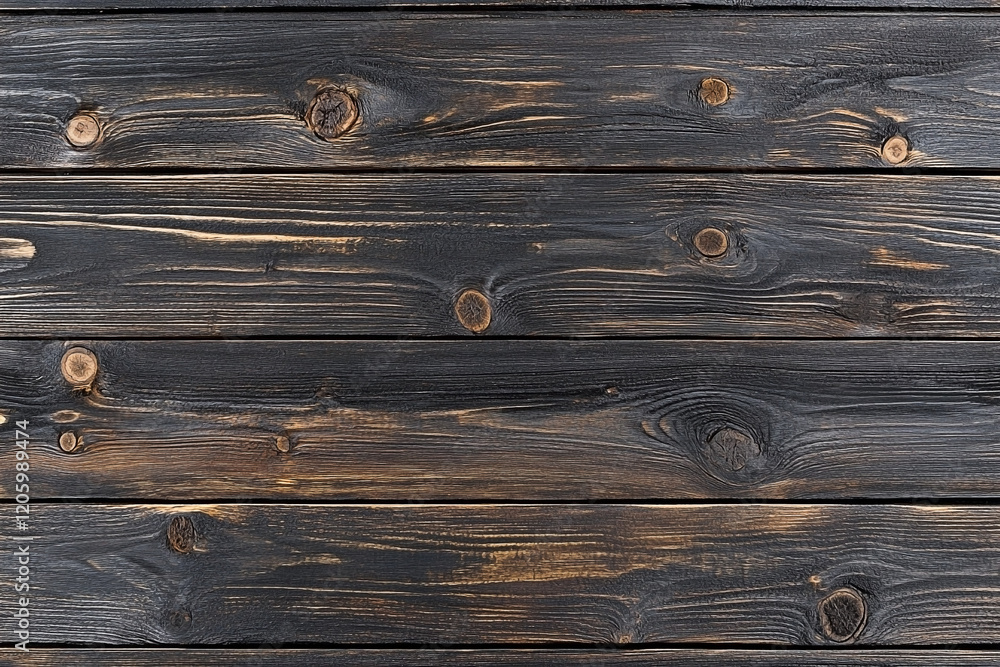 Dark rustic wood texture background with visible knots and grain patterns ideal for product displays or design projects Dark rustic wood texture background with visible knots and grain patterns ideal for product displays or design projects