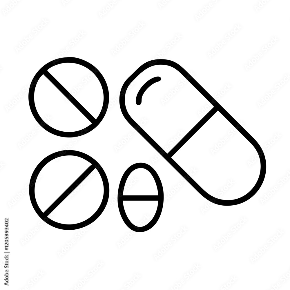 pills icon, pills line art - simple line art of pills, perfect for pills logos and icons pills icon, pills line art - simple line art of pills, perfect for pills logos and icons