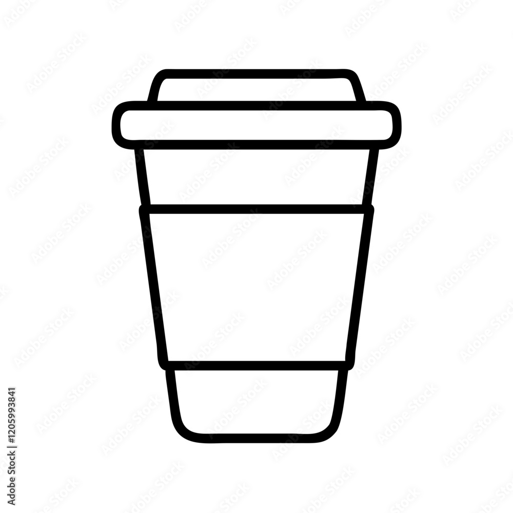 plain coffee cup icon, plain coffee cup line art - simple line art of plain coffee cup, perfect for plain coffee cup logos and icons plain coffee cup icon, plain coffee cup line art - simple line art of plain coffee cup, perfect for plain coffee cup logos and icons