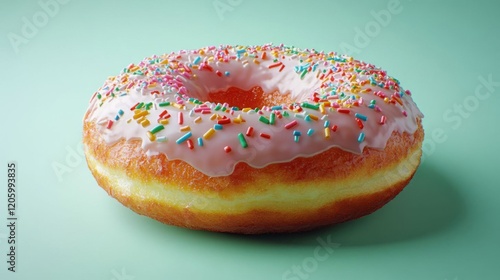 Wallpaper Mural A colorful donut with sprinkles. Torontodigital.ca