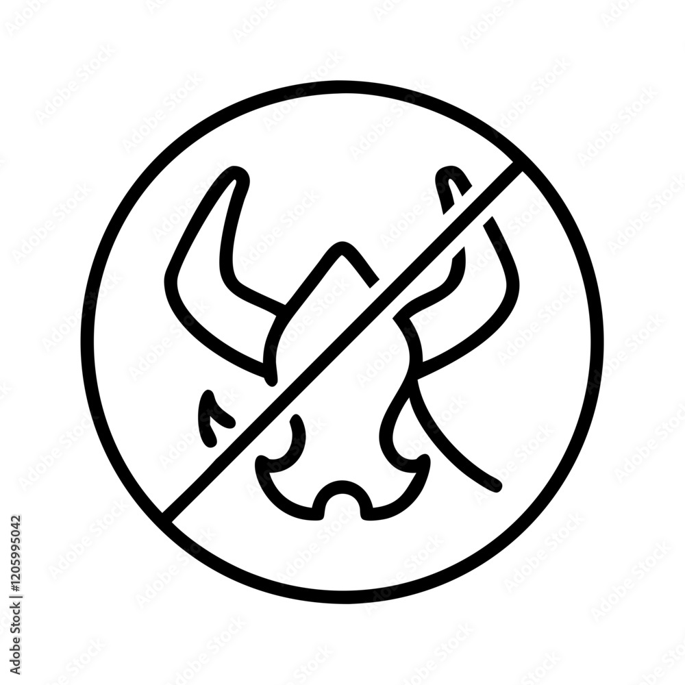 poaching symbol icon, poaching symbol line art - simple line art of poaching symbol, perfect for poaching symbol logos and icons