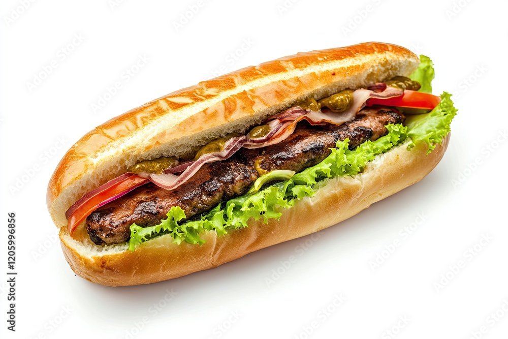 Sandwich isolated on white background