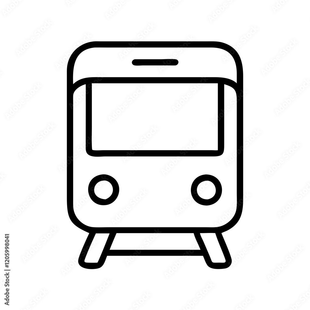 public transport icon, public transport line art - simple line art of public transport, perfect for public transport logos and icons public transport icon, public transport line art - simple line art of public transport, perfect for public transport logos and icons