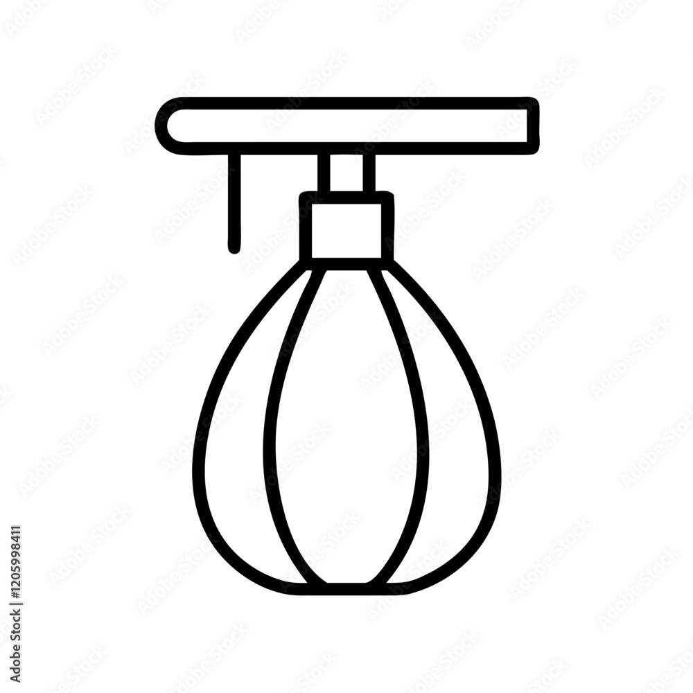 punching bag icon, punching bag line art - simple line art of punching bag, perfect for punching bag logos and icons punching bag icon, punching bag line art - simple line art of punching bag, perfect for punching bag logos and icons