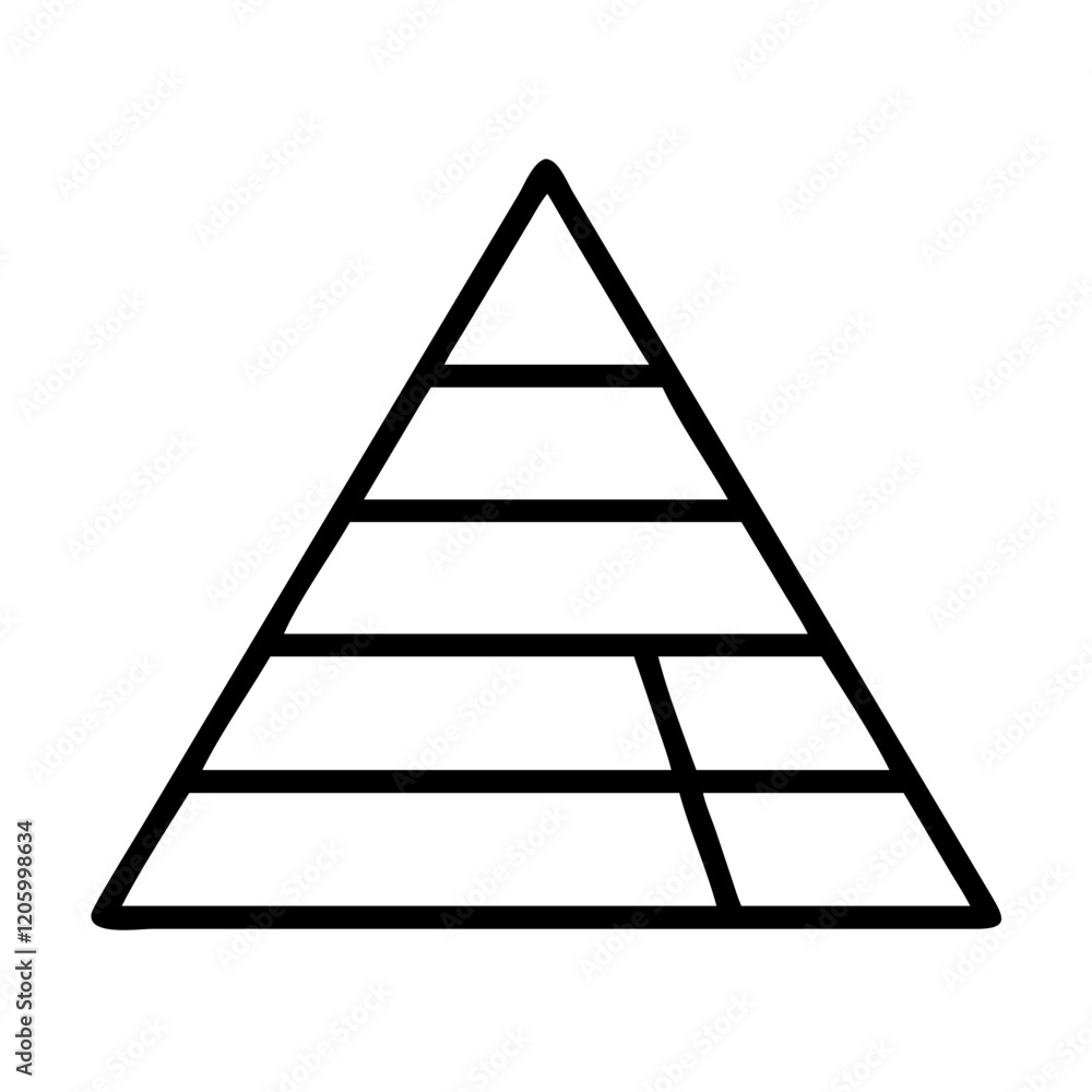 pyramid icon, pyramid line art - simple line art of pyramid, perfect for pyramid logos and icons pyramid icon, pyramid line art - simple line art of pyramid, perfect for pyramid logos and icons