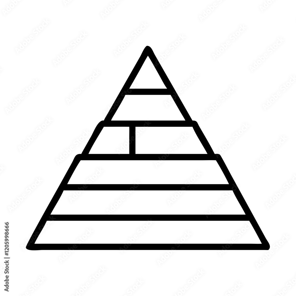 pyramid icon, pyramid line art - simple line art of pyramid, perfect for pyramid logos and icons pyramid icon, pyramid line art - simple line art of pyramid, perfect for pyramid logos and icons
