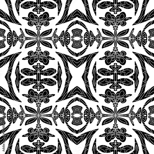 seamless overlapping pattern rapport