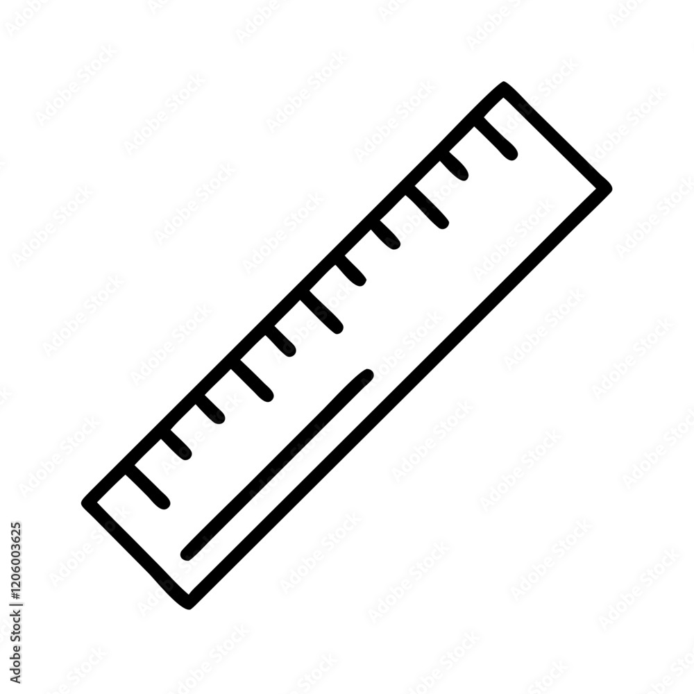 ruler icon, ruler line art - simple line art of ruler, perfect for ruler logos and icons ruler icon, ruler line art - simple line art of ruler, perfect for ruler logos and icons