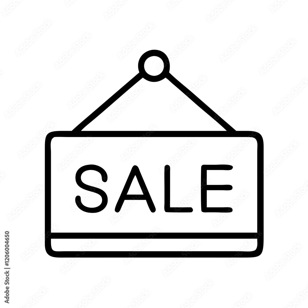 sale sign icon, sale sign line art - simple line art of sale sign, perfect for sale sign logos and icons sale sign icon, sale sign line art - simple line art of sale sign, perfect for sale sign logos and icons