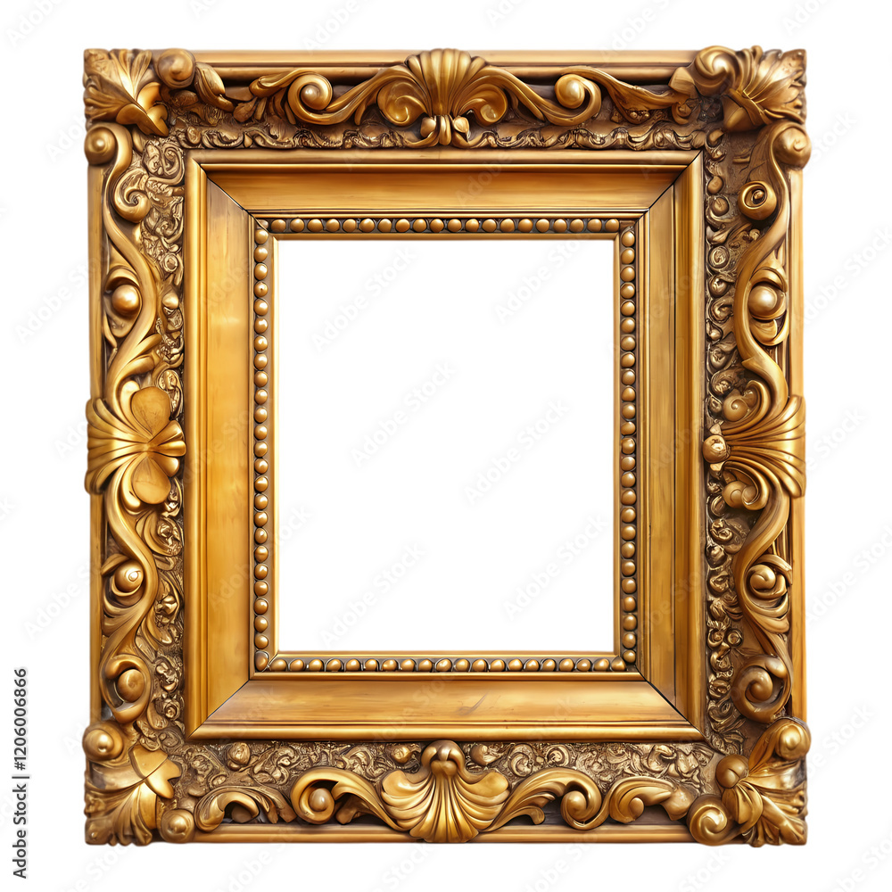 Elegant Golden Wooden Frame, Rectangular Design, Perfect for Artwork or Photography Display decor Elegant Golden Wooden Frame, Rectangular Design, Perfect for Artwork or Photography Display decor