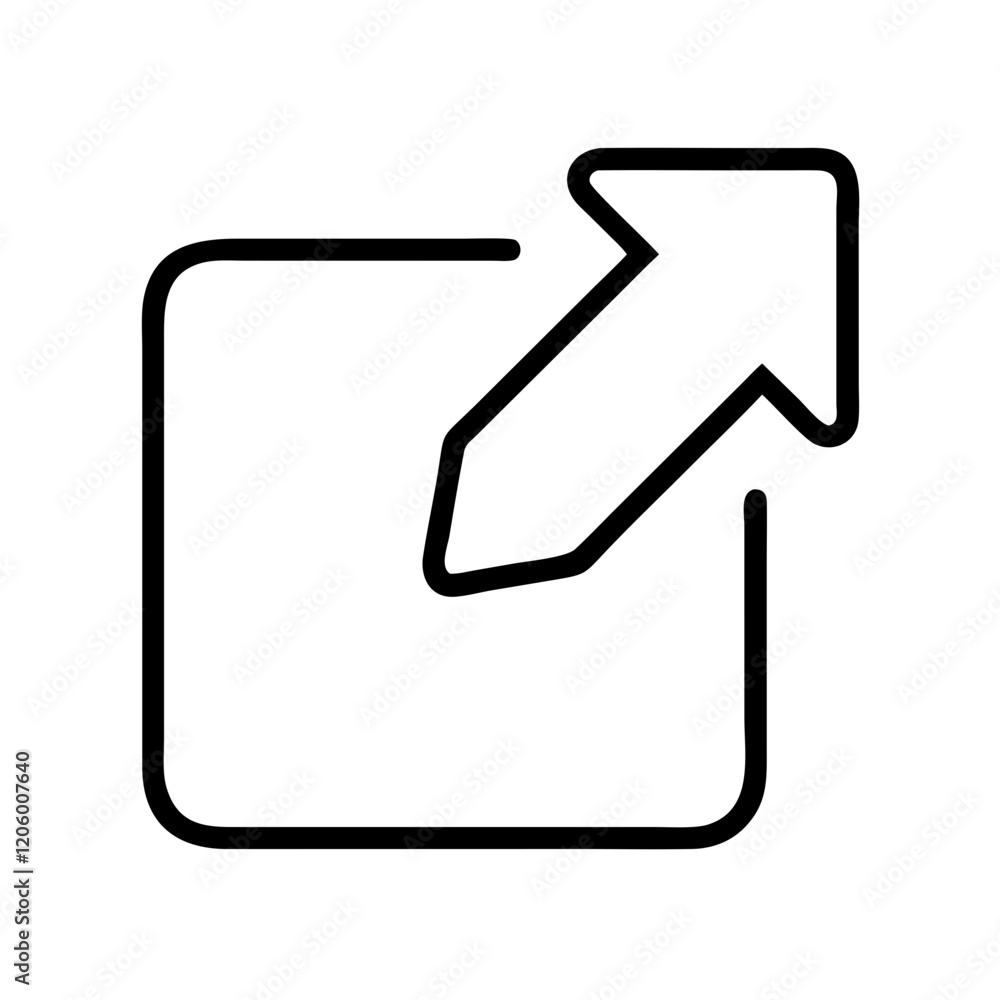 share button icon, share button line art - simple line art of share button, perfect for share button logos and icons share button icon, share button line art - simple line art of share button, perfect for share button logos and icons