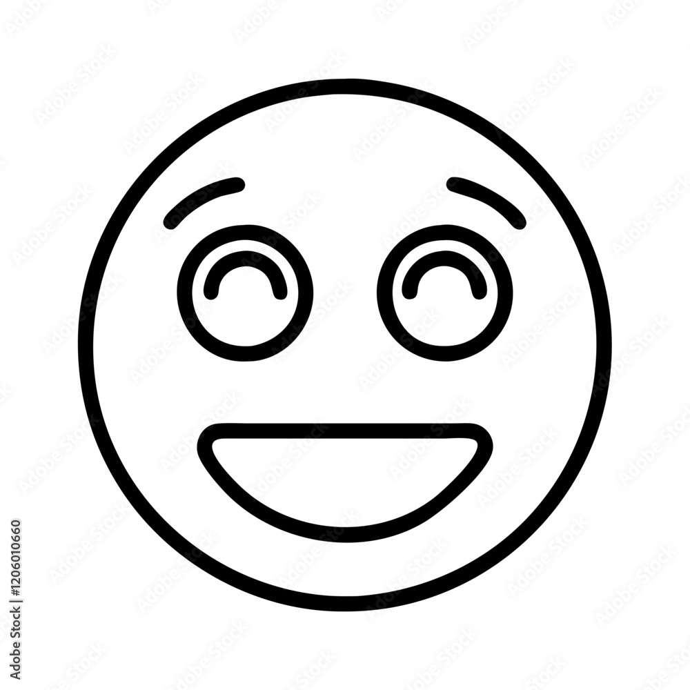 smile face icon, smile face line art - simple line art of smile face, perfect for smile face logos and icons smile face icon, smile face line art - simple line art of smile face, perfect for smile face logos and icons