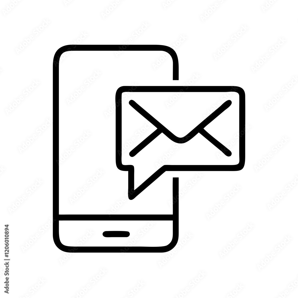 sms icon, sms line art - simple line art of sms, perfect for sms logos and icons sms icon, sms line art - simple line art of sms, perfect for sms logos and icons