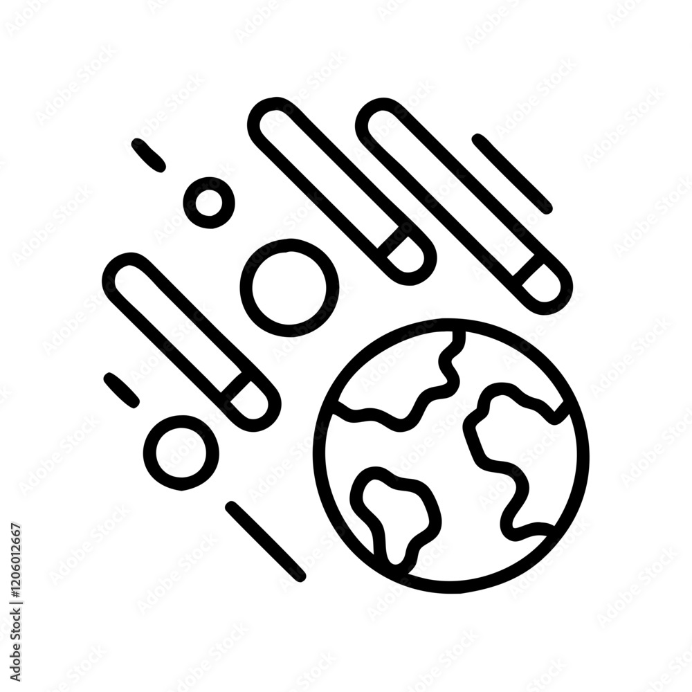 space debris icon, space debris line art - simple line art of space debris, perfect for space debris logos and icons space debris icon, space debris line art - simple line art of space debris, perfect for space debris logos and icons