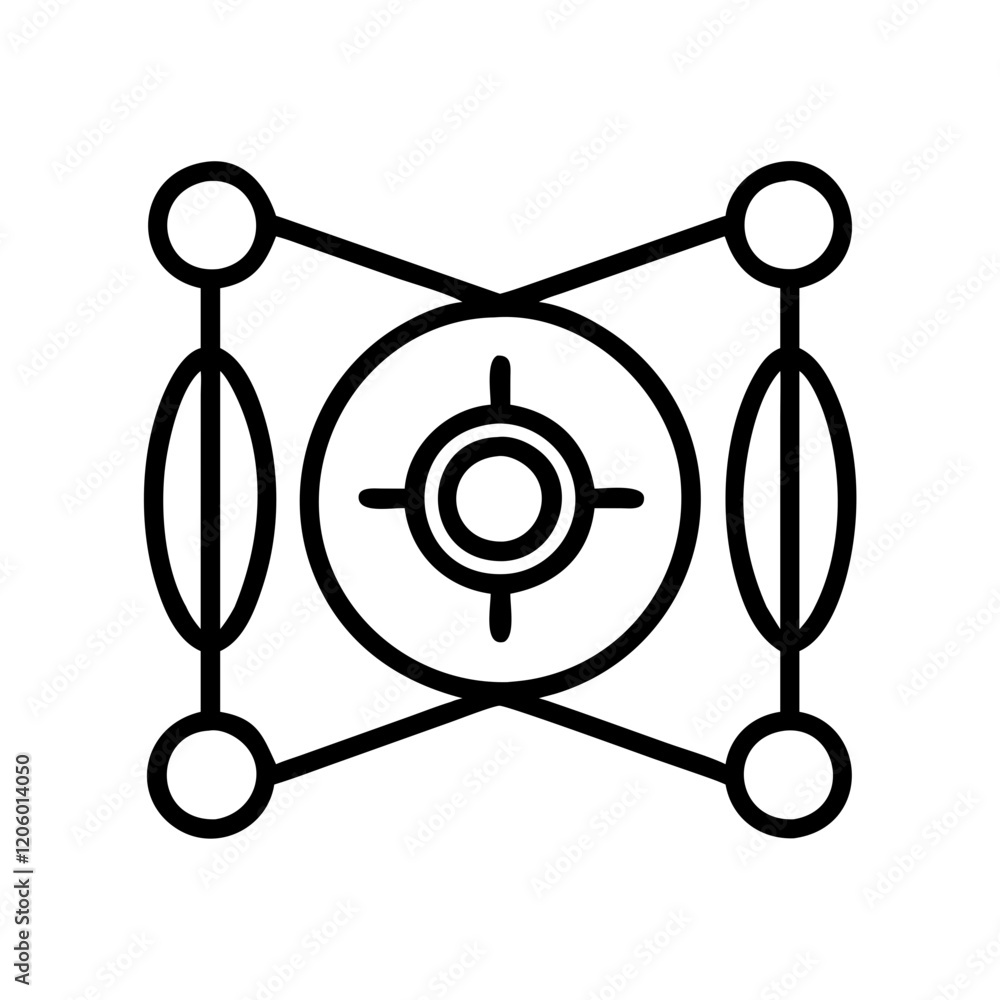 spatial audio icon, spatial audio line art - simple line art of spatial audio, perfect for spatial audio logos and icons spatial audio icon, spatial audio line art - simple line art of spatial audio, perfect for spatial audio logos and icons