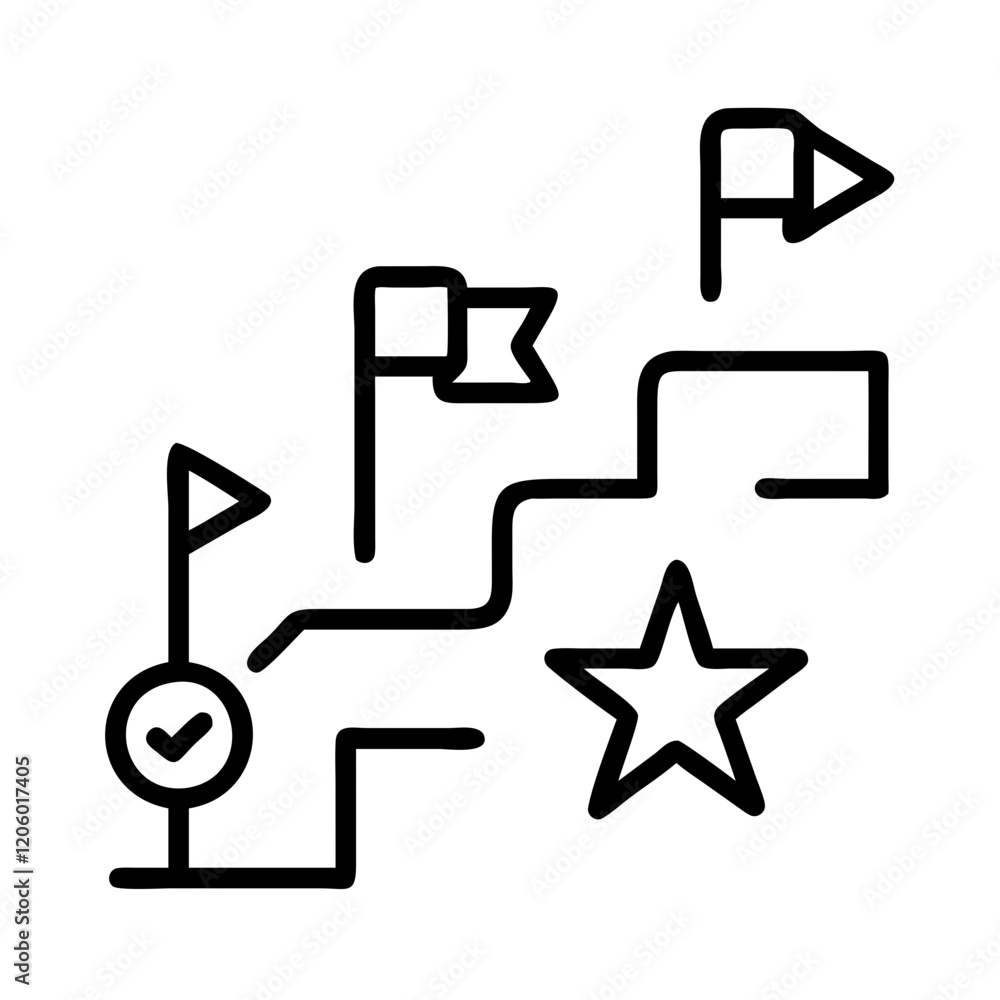 success path icon, success path line art - simple line art of success path, perfect for success path logos and icons success path icon, success path line art - simple line art of success path, perfect for success path logos and icons